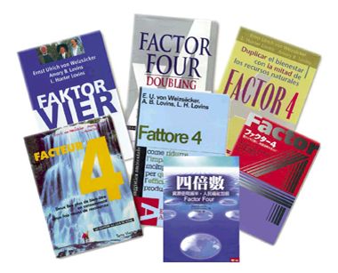 Fig. 2: Factor Four was translated in many languages.